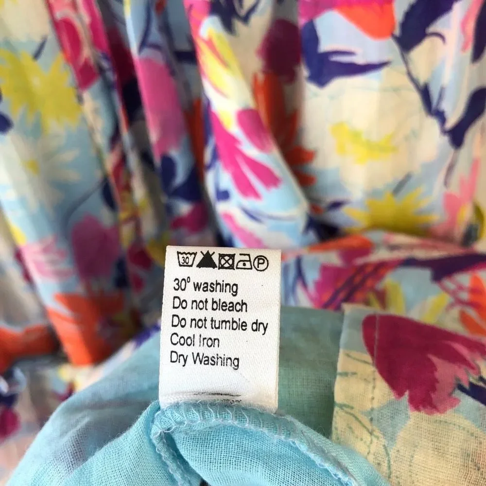 Banjanan Serafina Dress in Fiesta Sky Blue‎